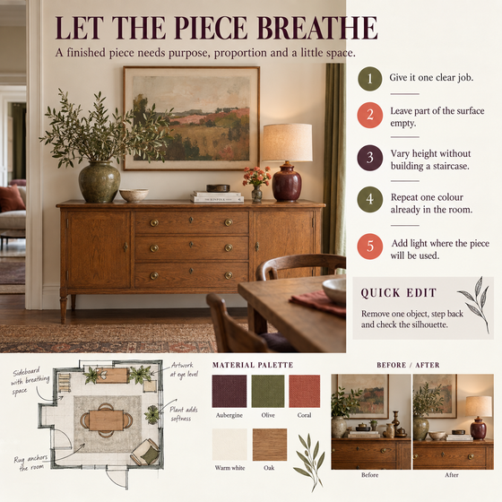 A sample interior page from A Place for the Piece.